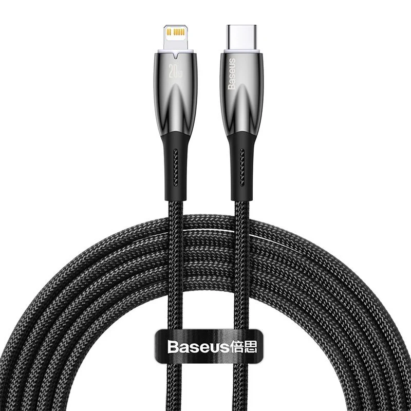 Baseus Glimmer Series Fast Charging Data Cable Type-C to iP 20W 1m/2m