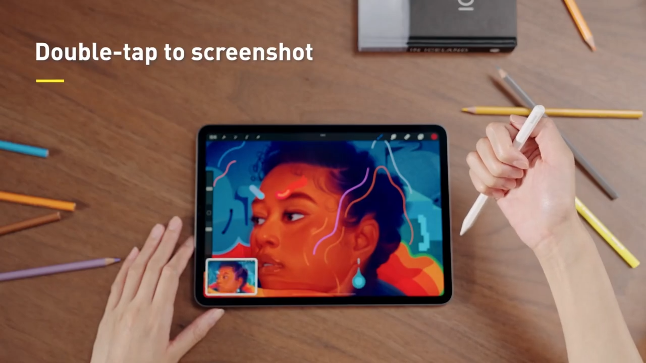 Baseus Stylus Pen For Apple Pencil 2 with Wireless Charging for iPad Air 4 Pro 11 12.9 Mini 6 Fine Point Stylus for Touch Screen