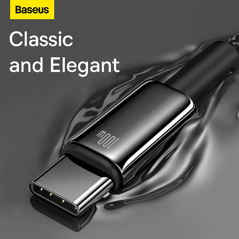 Baseus PD100W 2m/1m USB C Cable for MacBook Fast Charging USB to Type C Cable For Xiaomi Samsung Huawei Phone Charging Cable