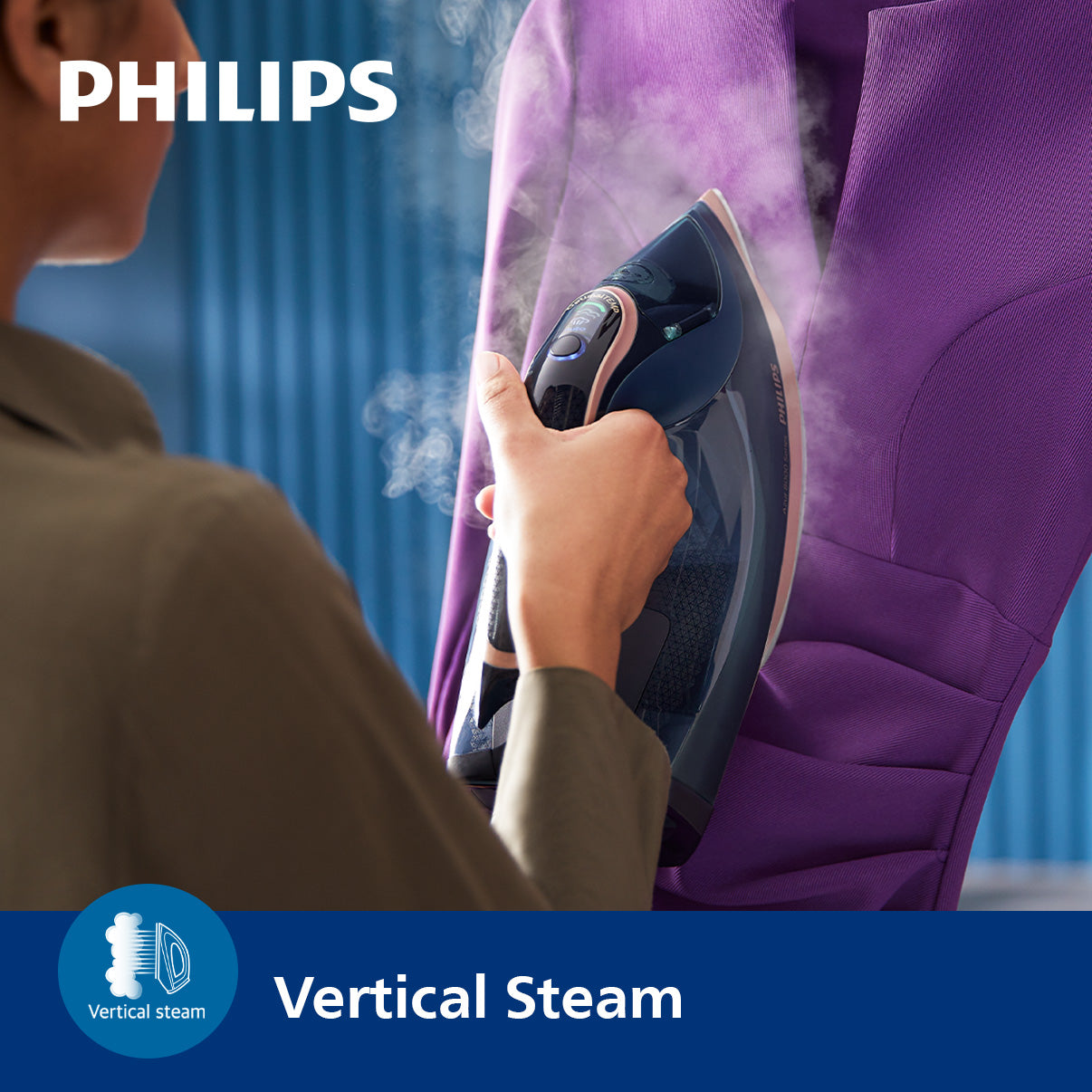 PHILIPS Azur Steam Iron 8000 series with OptimalTEMP technology - DST8050/26