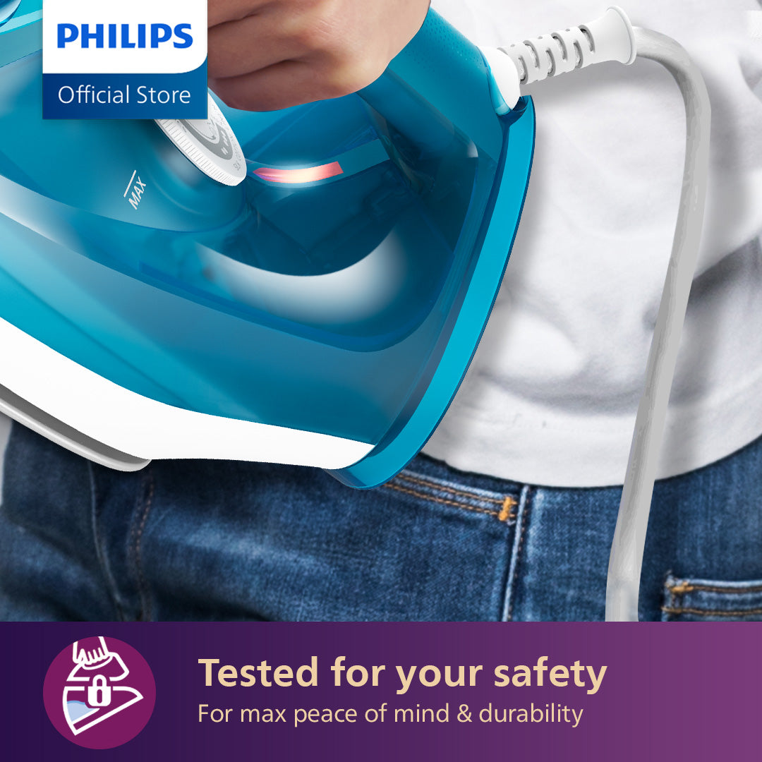 PHILIPS 3000 Steam Iron - DST3040/76 - Ceramic soleplate