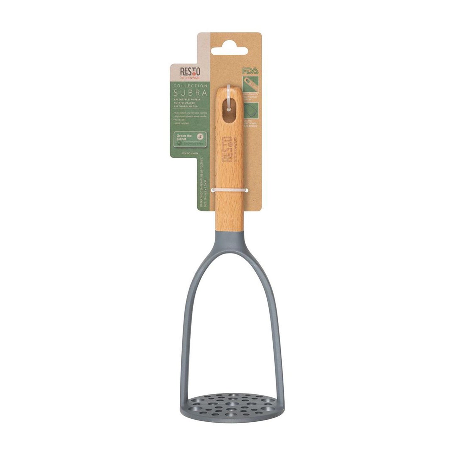Resto Kitchenware Subra 94204 Potato Masher