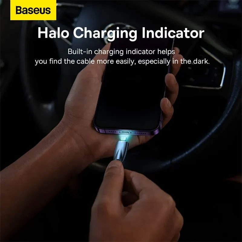 Baseus Glimmer Series Fast Charging Data Cable USB to iP 2.4A 1m/2m