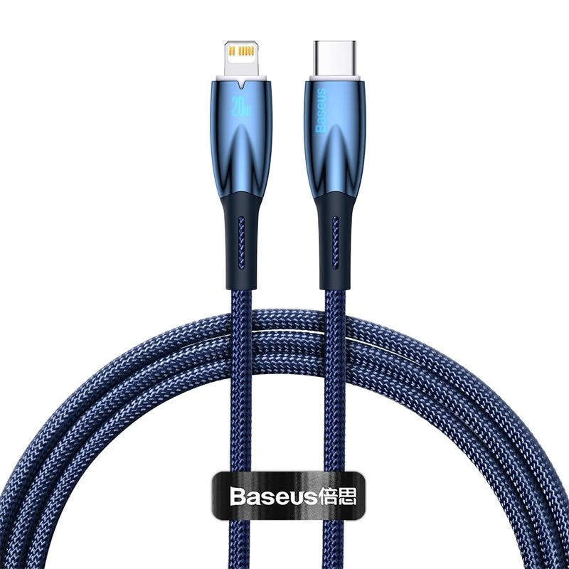Baseus Glimmer Series Fast Charging Data Cable Type-C to iP 20W 1m/2m