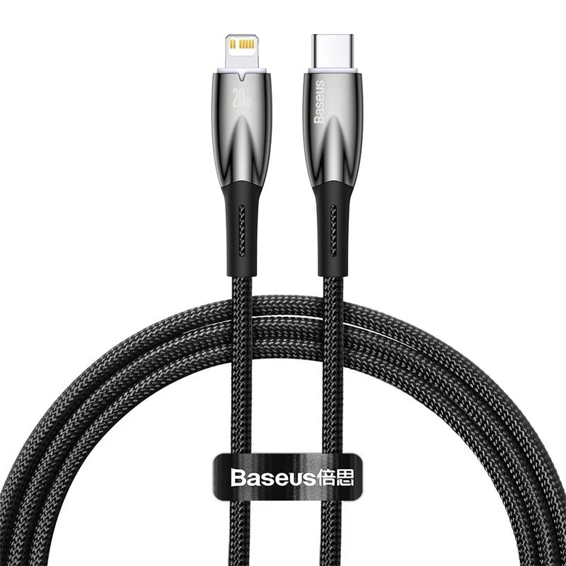 Baseus Glimmer Series Fast Charging Data Cable Type-C to iP 20W 1m/2m