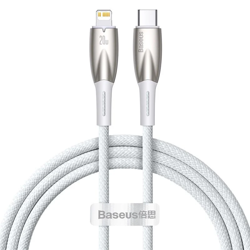 Baseus Glimmer Series Fast Charging Data Cable Type-C to iP 20W 1m/2m