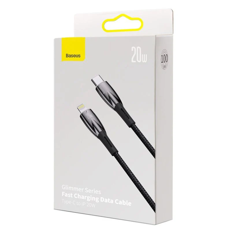 Baseus Glimmer Series Fast Charging Data Cable Type-C to iP 20W 1m/2m