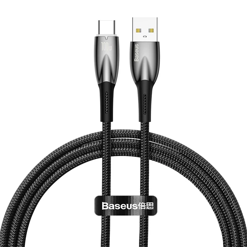 Baseus Glimmer Series Fast Charging Data Cable USB to Type-C 100W 1m/2m
