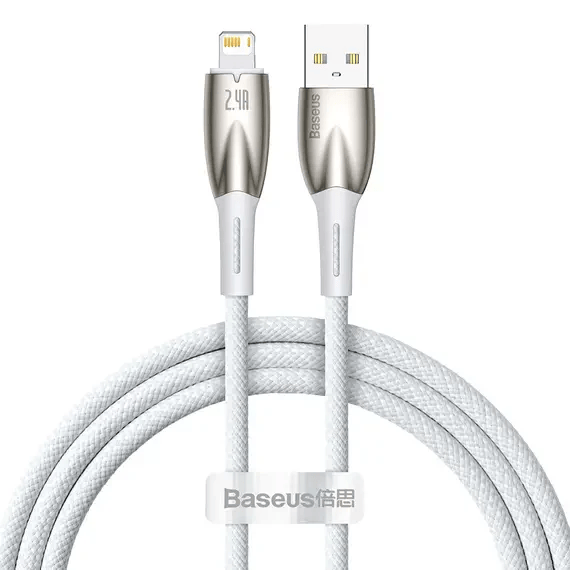 Baseus Glimmer Series Fast Charging Data Cable USB to iP 2.4A 1m/2m