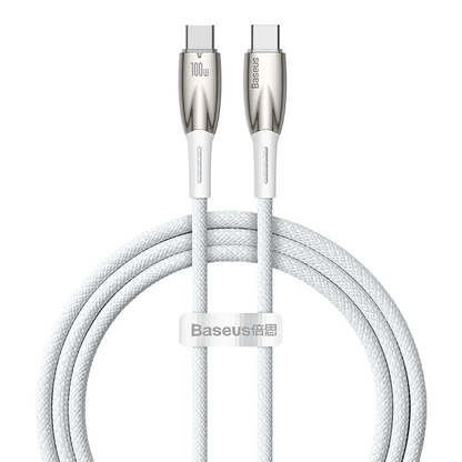 Baseus Glimmer Series Fast Charging Data Cable Type-C to Type-C 100W 1m/2m