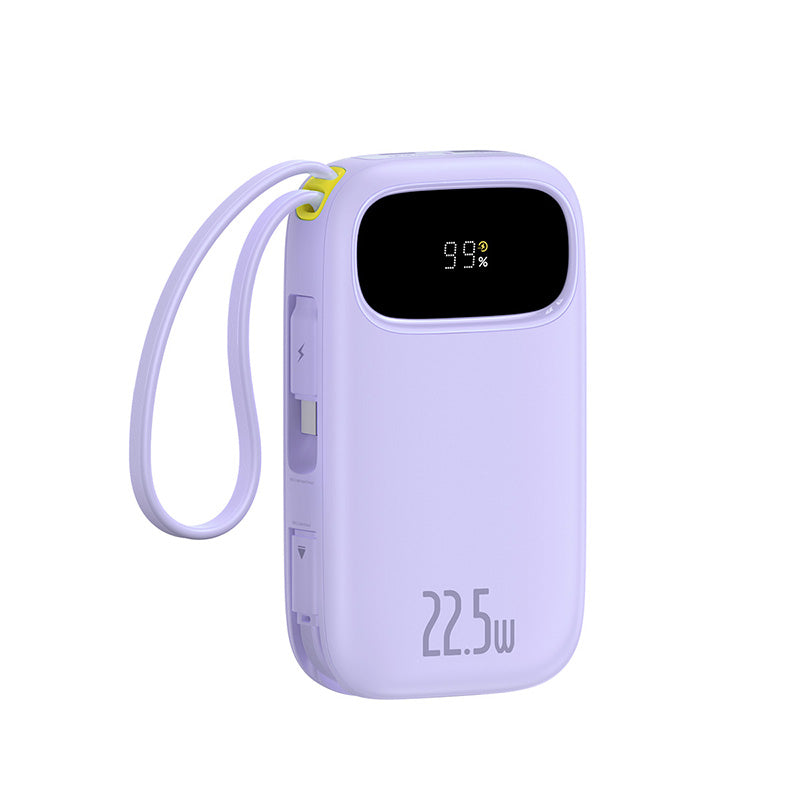 Baseus EnerFill FC31 Digital Display Power Bank with 2 Built-in Cables 10000mAh