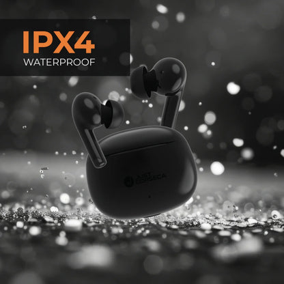 Just Corseca Skiepods in-Ear Truly Wireless Earbuds with 45H of Playtime, Quad Mic with ENC