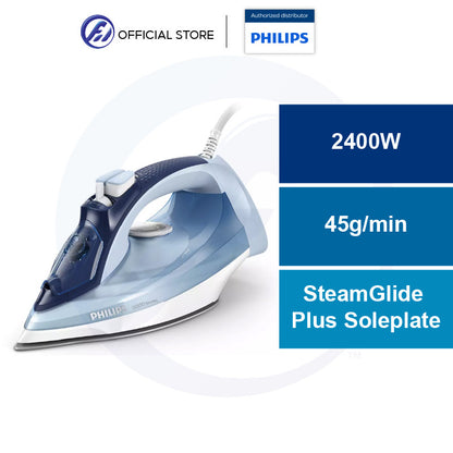 Philips NEW 5000 series Steam Iron DST5030 , 2400 W to heat quickly ,with 2 years International warranty from Philips