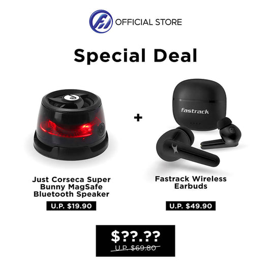 [Special Deal] Just Corseca Super Bunny Bluetooth Speaker & Titan Fastrack Wireless Earbuds