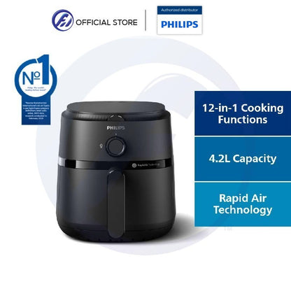 (NEW) PHILIPS 4.2L 12-in-1 Airfryer 1000 Series - NA120/09