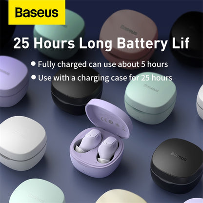 Baseus WM01 TWS Wireless Earbuds Bluetooth 5.3 Earphones Smart Noise Canceling Mini In-ear Headset for iphone Huawei Xiaomi Samsung Vivo Oppo