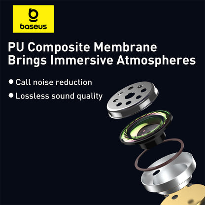 Baseus WM01 TWS Wireless Earbuds Bluetooth 5.3 Earphones Smart Noise Canceling Mini In-ear Headset for iphone Huawei Xiaomi Samsung Vivo Oppo