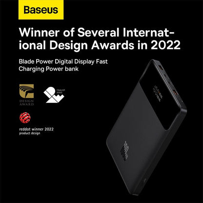Baseus Blade 20000mAh 100w Laptop Power Bank Dual Port Fast Charging Thin Portable Multi Compatible Powerbank
