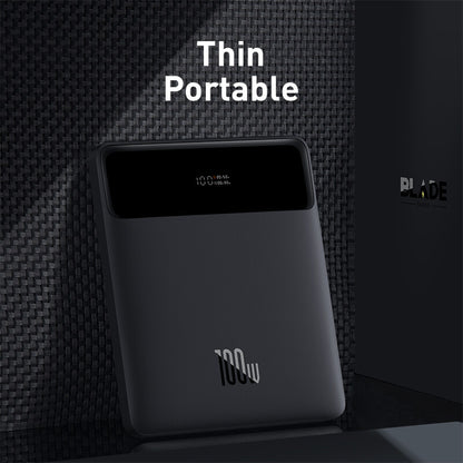 Baseus Blade 20000mAh 100w Laptop Power Bank Dual Port Fast Charging Thin Portable Multi Compatible Powerbank