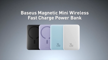 Baseus 10000mAh PD 20W Power Bank USB Type C Mini Magnetic Wireless Charge with Auto-wake Powerbank For iPhone 16 15 14 Pro Max