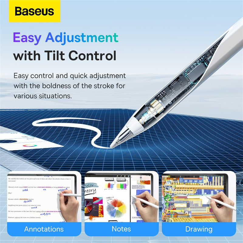 Baseus Stylus Pen For Apple Pencil 2 with Wireless Charging for iPad Air 4 Pro 11 12.9 Mini 6 Fine Point Stylus for Touch Screen