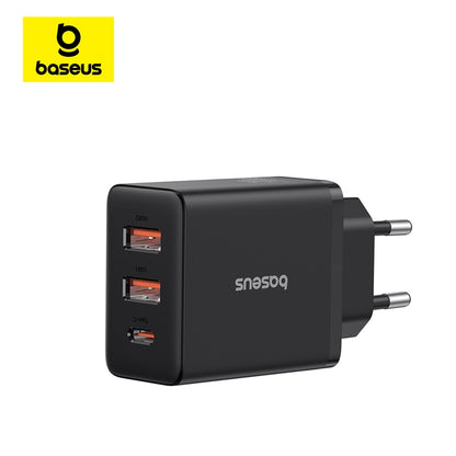 Baseus 30W PD Fast Charging USB Type C Charger For iPhone 12 Pro Max 11 Mini 8 Plus