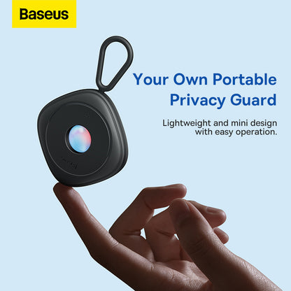 Baseus Mini Camera Detector Hidden Camera Portable Pinhole Hidden Lens Detect Gadget Anti-Peeping Detector With USB Cable For Travel Hotel