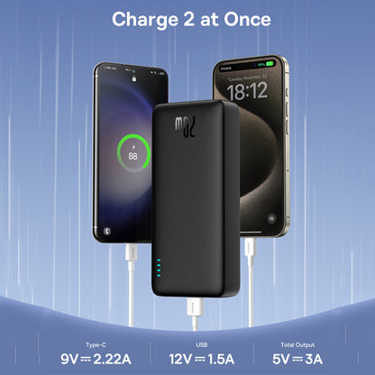 Baseus Airpow 20W Power Bank 20000mAh Fast Charge Powerbank for iPhone 15/14/13/12 Xiaomi