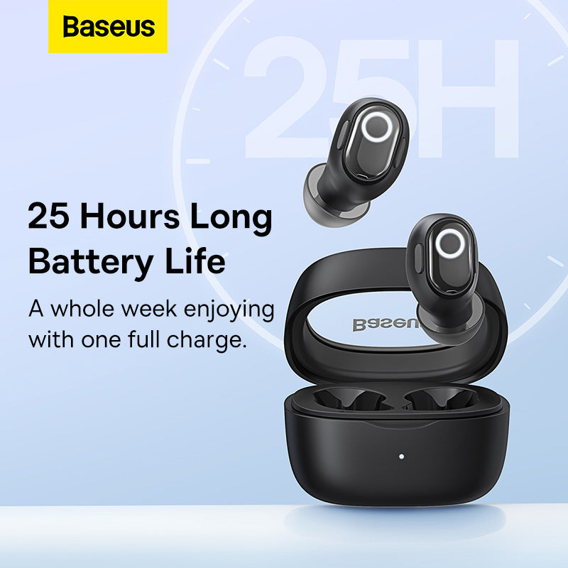 Baseus WM02 TWS Earbuds Bluetooth 5.3 Wireless Earphones with Mic Support Location APP