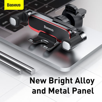 Baseus Car Phone Holder for Car Air Vent Mount Cell Phone Support Phone Holder Stand for iPhone Samsung Metal Gravity Phone Hold