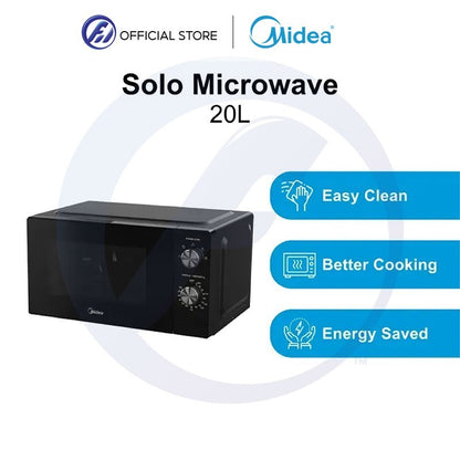 Midea 20L Black Solo Microwave Inverter Quattro Oven MMO-MM920MZ (MM920MZ)