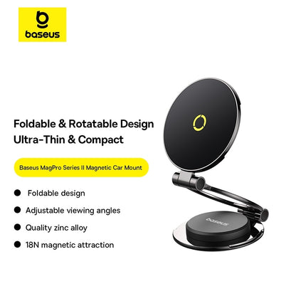 Baseus MagPro Series Il Magnetic Car Mount Stick-on Version Mobile Phone Holder
