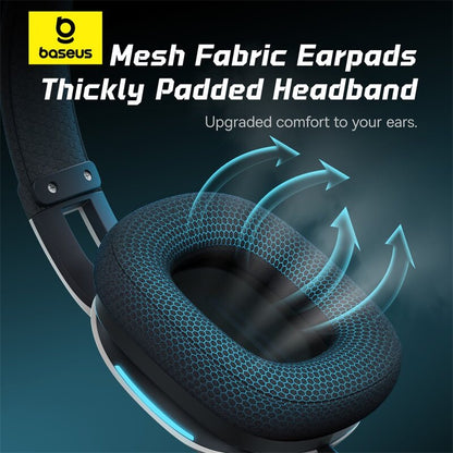 Baseus GoPlay 1+ Max Gaming Wired Headphones7.1 Virtual Surround Sound High SNR for Crisp Audio 40mm+10mm Dual Large Drivers