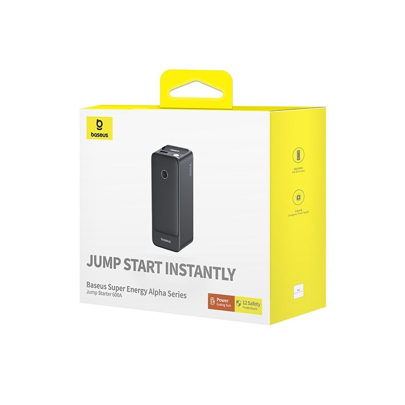 Baseus Super Energy Alpha Jump Starter 600A Automotive-Grade Compact Lightweight Super-Long Standby
