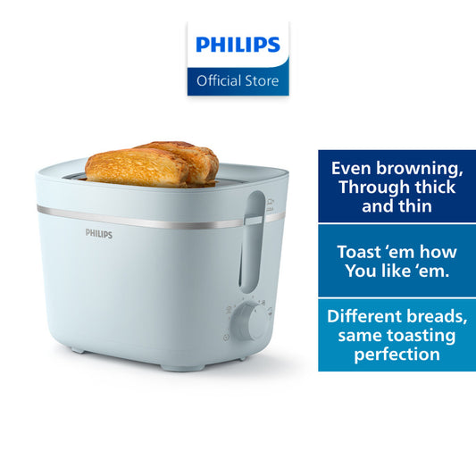 PHILIPS 3000 Series Pearl Blue Toaster – HD2560/40