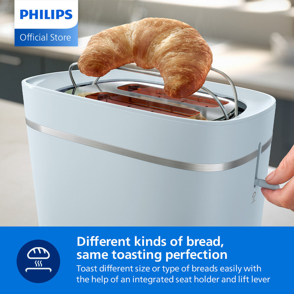 PHILIPS 3000 Series Pearl Blue Toaster – HD2560/40