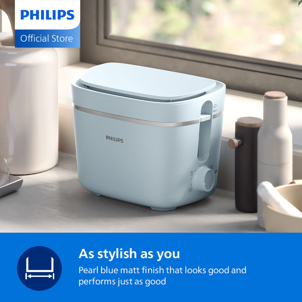 PHILIPS 3000 Series Pearl Blue Toaster – HD2560/40
