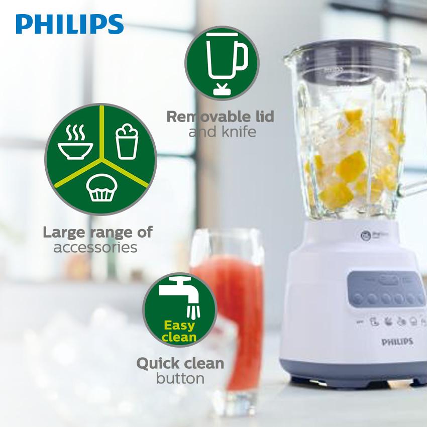 PHILIPS Blender Core 5000 Series - ProBlend Crush Technology, powerful, perfectly crushed ice, 2X faster - HR2223/01
