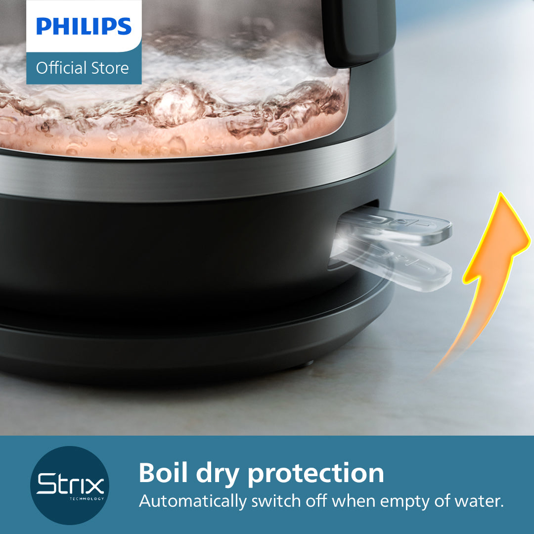 (NEW) PHILIPS Double Wall Kettle 5000 Series HD9395/90, 1.7L, Stainless Steel