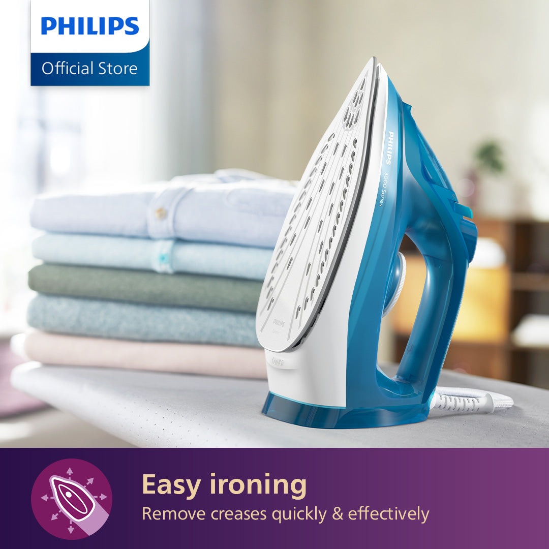 PHILIPS 3000 Steam Iron - DST3040/76 - Ceramic soleplate