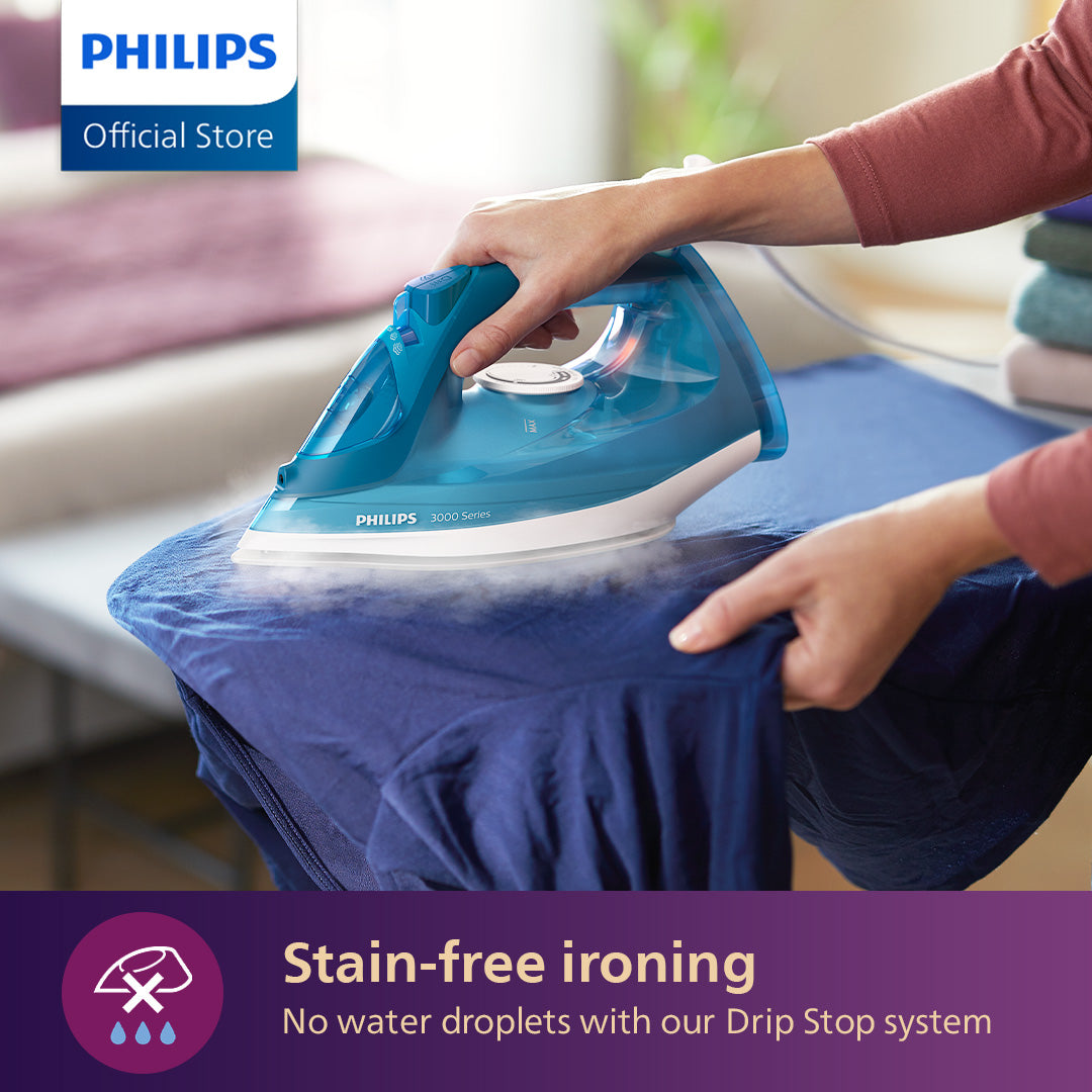 PHILIPS 3000 Steam Iron - DST3040/76 - Ceramic soleplate