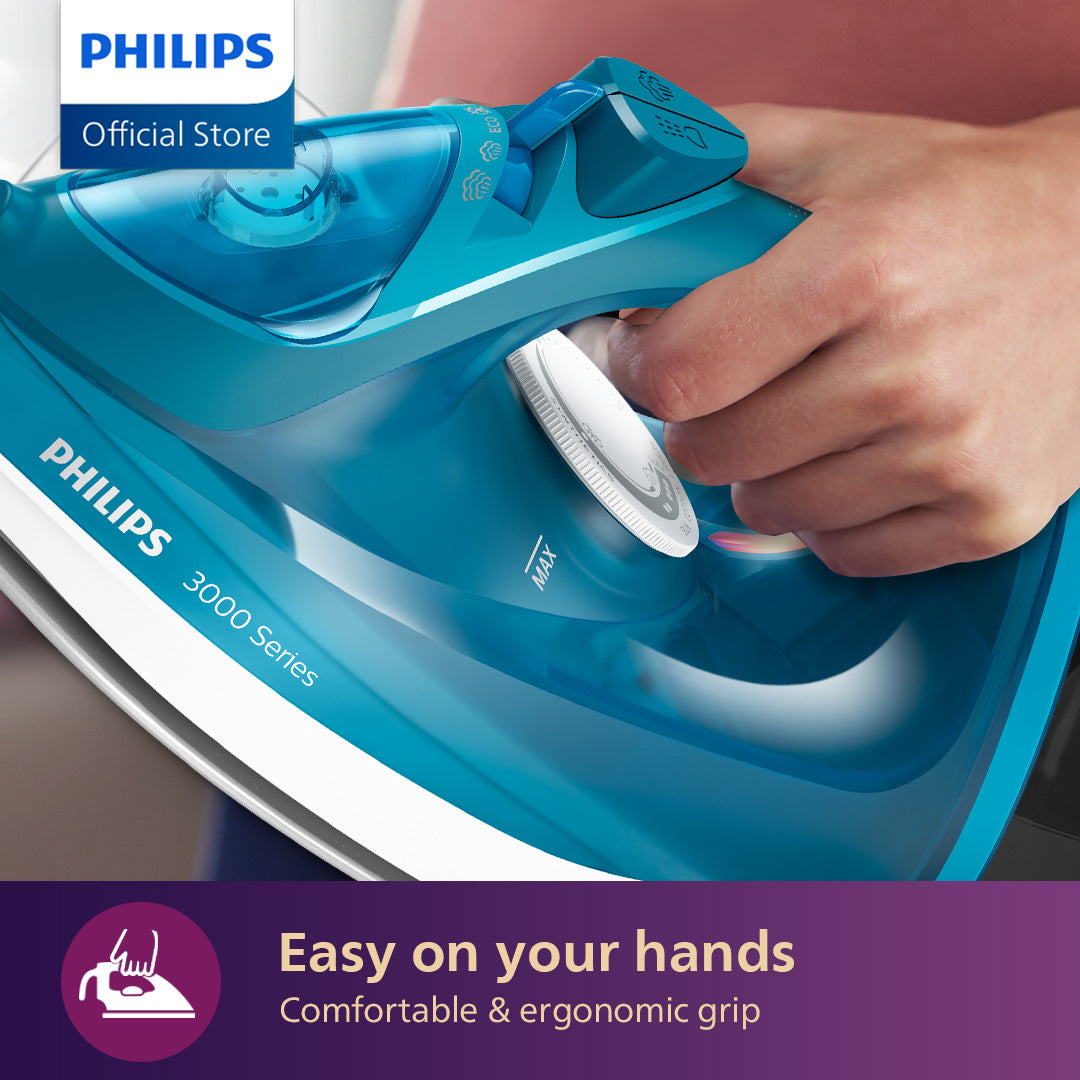PHILIPS 3000 Steam Iron - DST3040/76 - Ceramic soleplate