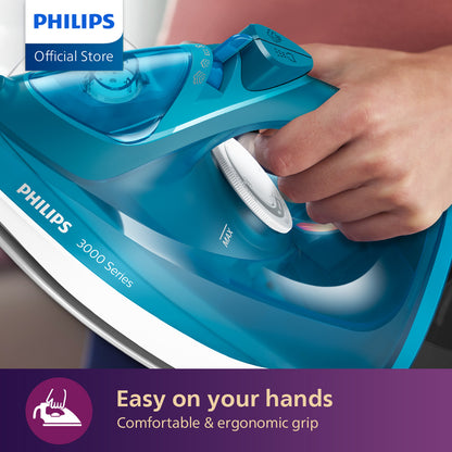 PHILIPS 3000 Steam Iron - DST3040/76 - Ceramic soleplate