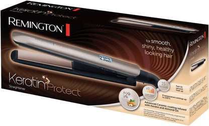 Remington S8540 Keratin Protect Hair Straightener | Ceramic Plates | Keratin & Almond Oil | Fast Heat