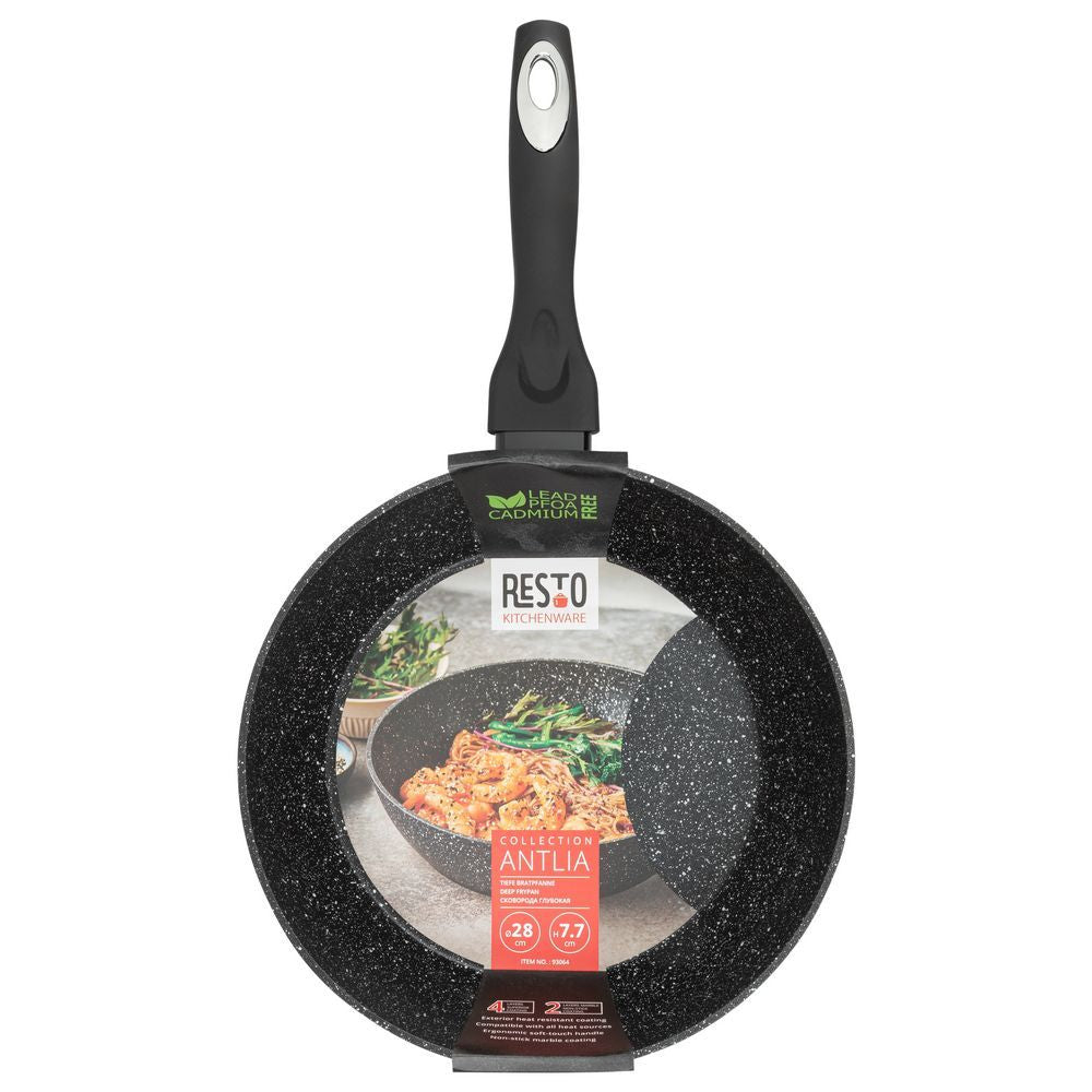Resto Kitchenware Antlia 93064 Deep frypan Diameter 28cm h= 7.7 cm