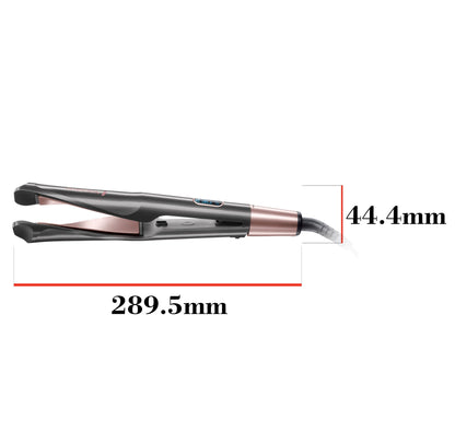 Remington S6606 Curl & Straight Confidence 2-in-1 Hair Styler | Twisted Ceramic Plates | Digital Temperature Control | Frizz-Free