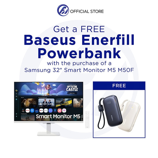 [Free Baseus Powerbank] Samsung 32" Smart Monitor M5 M50F FHD / LS32FM501EEXXS