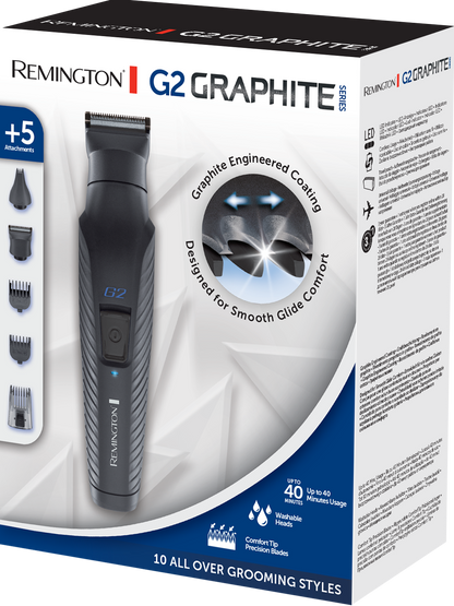 Remington PG2000 Graphite Series G2  Personal Groomer |Multi-Grooming Kit