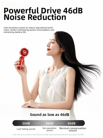 Coca-Cola | Portable Silent Outdoor Handheld Fan with USB Wireless Charging