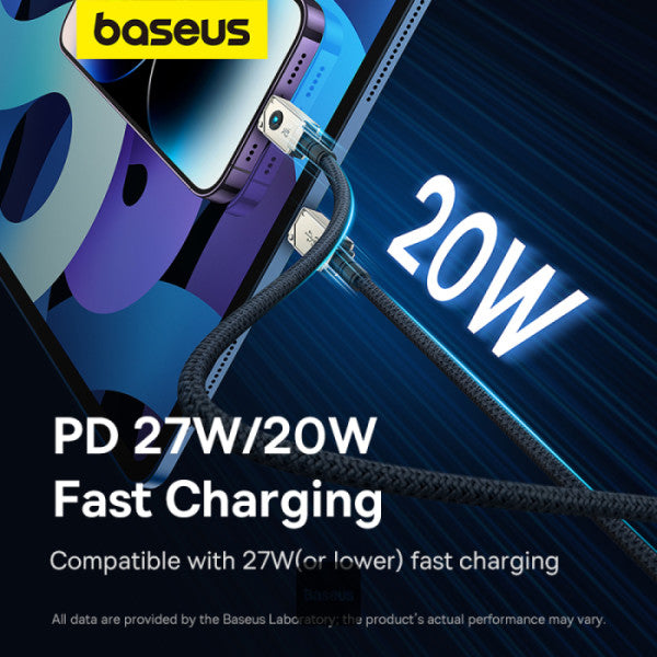 Baseus Unbreakable Series Fast Charging Data Cable Type-C to iP 20W 1m/2m